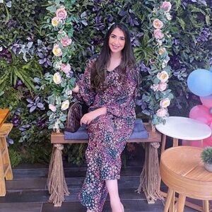 ZARA NWT Floral Print Full Length Jumpsuit Multicolored M